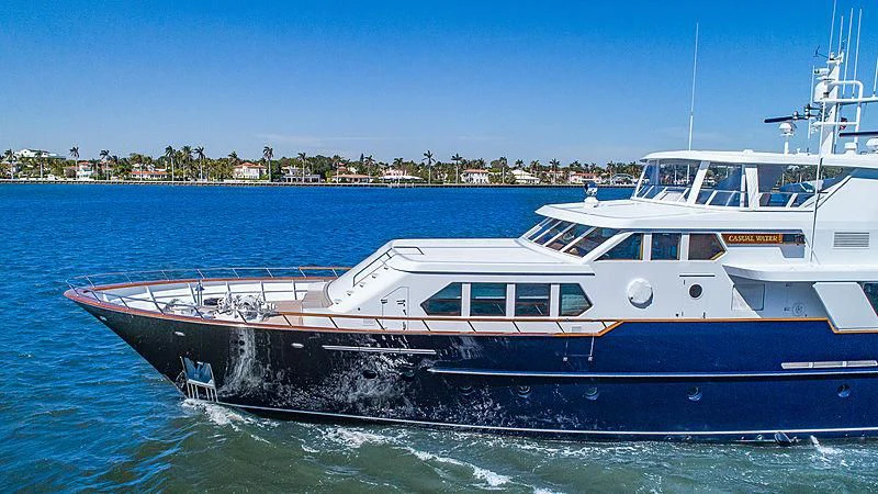 a couple of boats sit in the water aboard CASUAL WATER Yacht for Sale