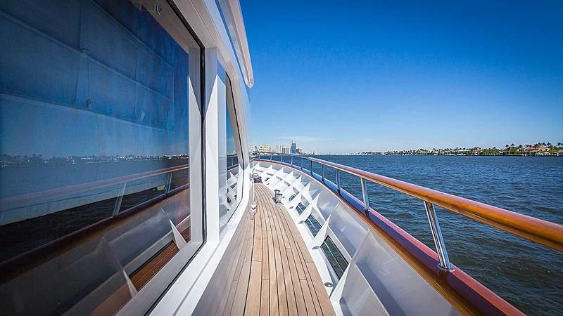a boat on the water aboard CASUAL WATER Yacht for Sale
