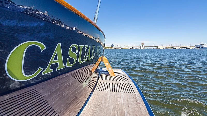a boat on the water aboard CASUAL WATER Yacht for Sale