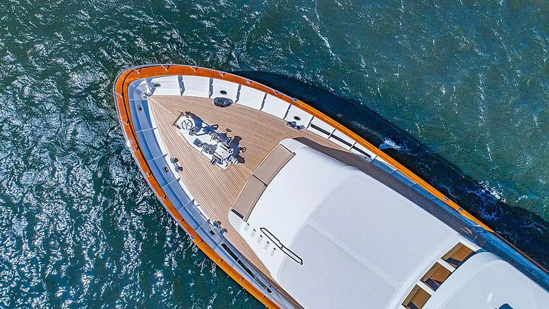 a view of a ship from above aboard CASUAL WATER Yacht for Sale