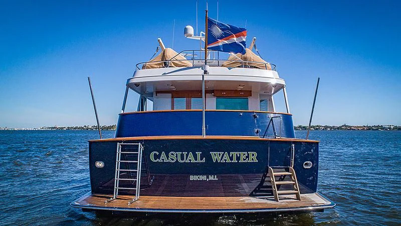 a boat on the water aboard CASUAL WATER Yacht for Sale