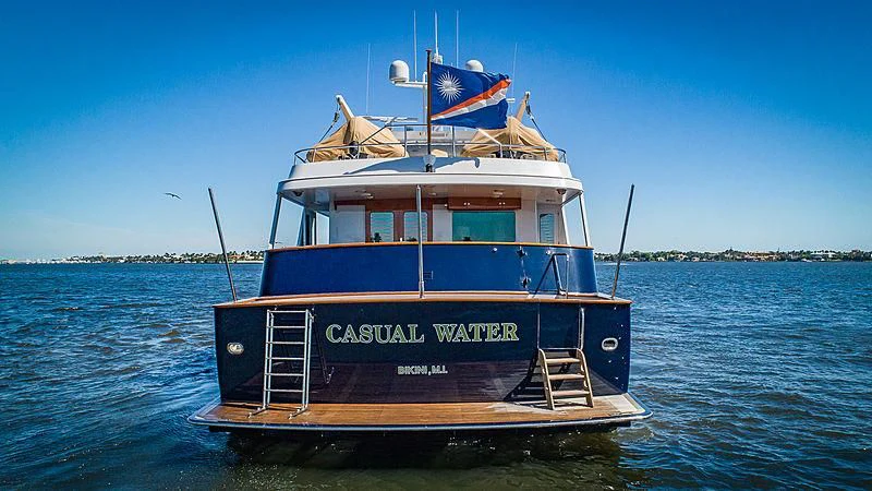 a boat on the water aboard CASUAL WATER Yacht for Sale