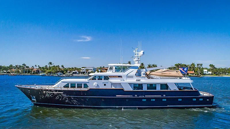a boat on the water aboard CASUAL WATER Yacht for Sale
