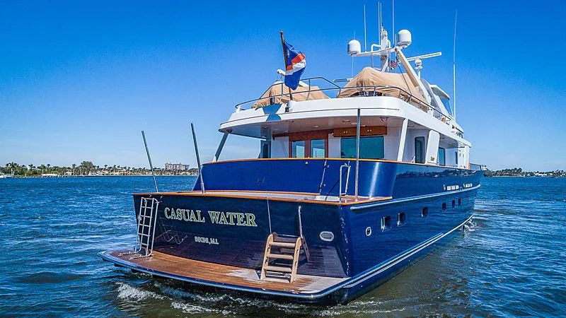 a boat on the water aboard CASUAL WATER Yacht for Sale