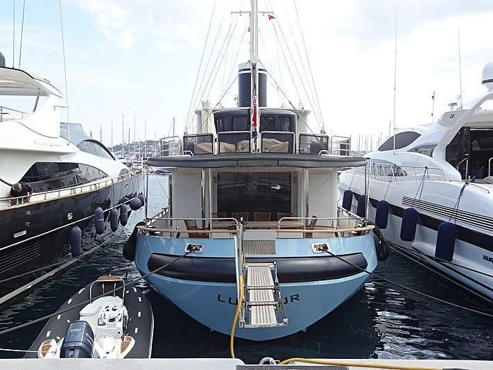 boats are parked in the water aboard LUTTEUR Yacht for Sale