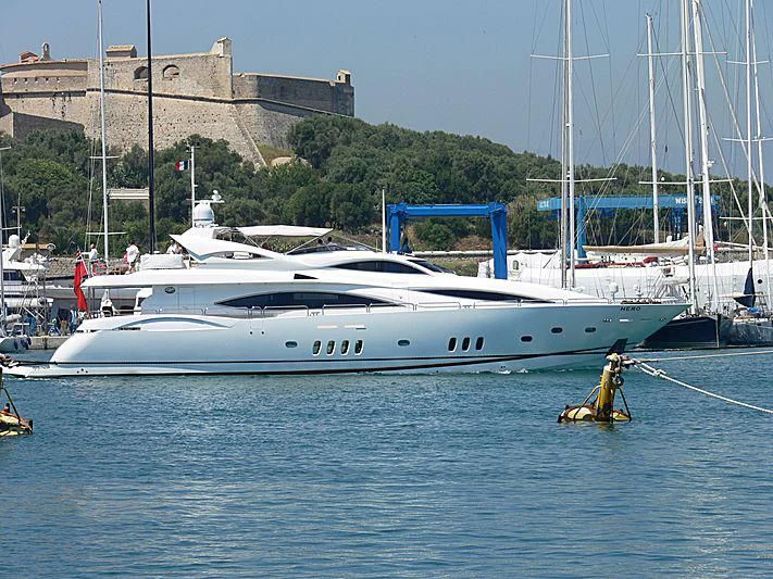a boat in the water aboard RIMA Yacht for Sale