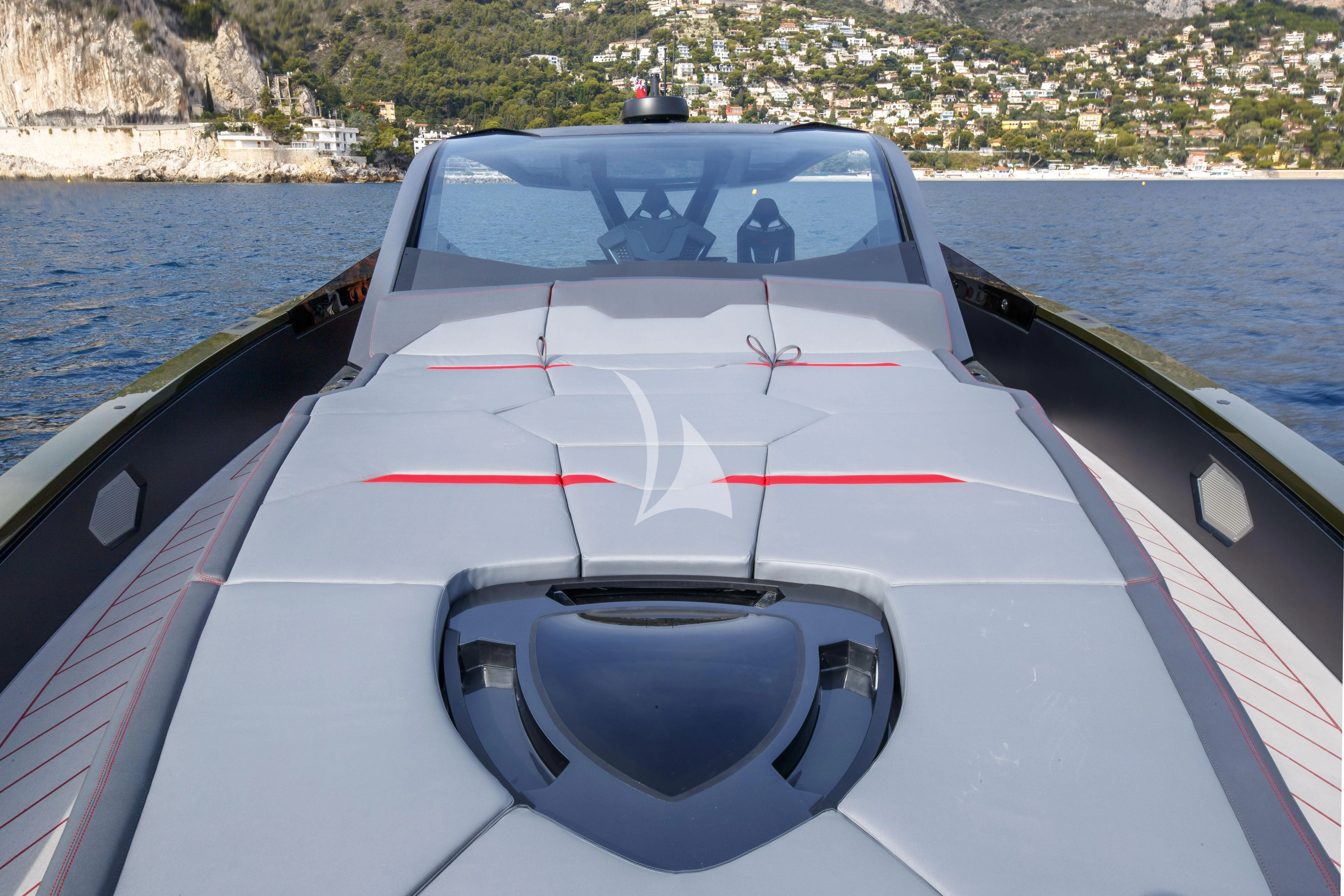 a boat on the water aboard FAST ONE Yacht for Charter
