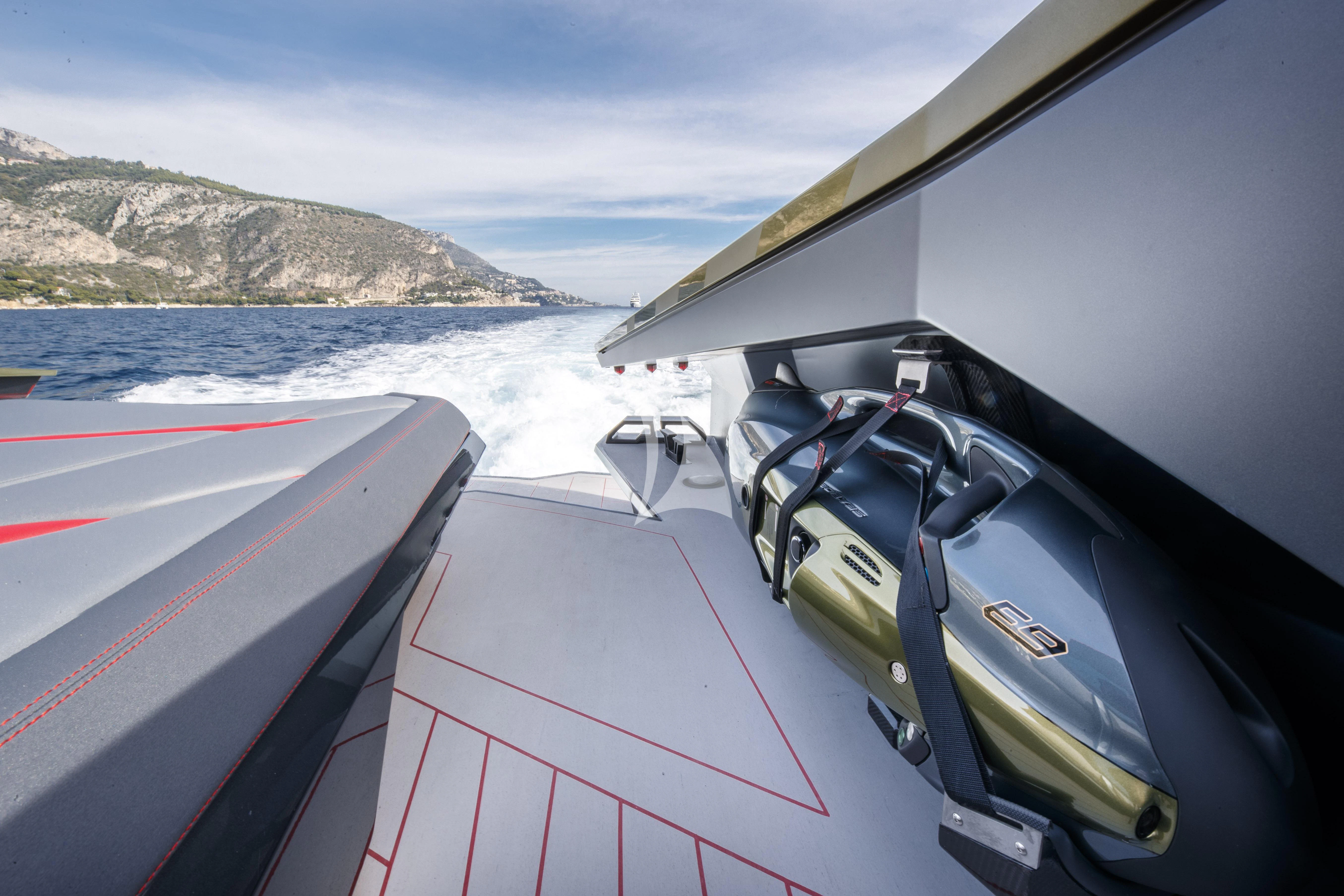 a boat on the water aboard FAST ONE Yacht for Charter