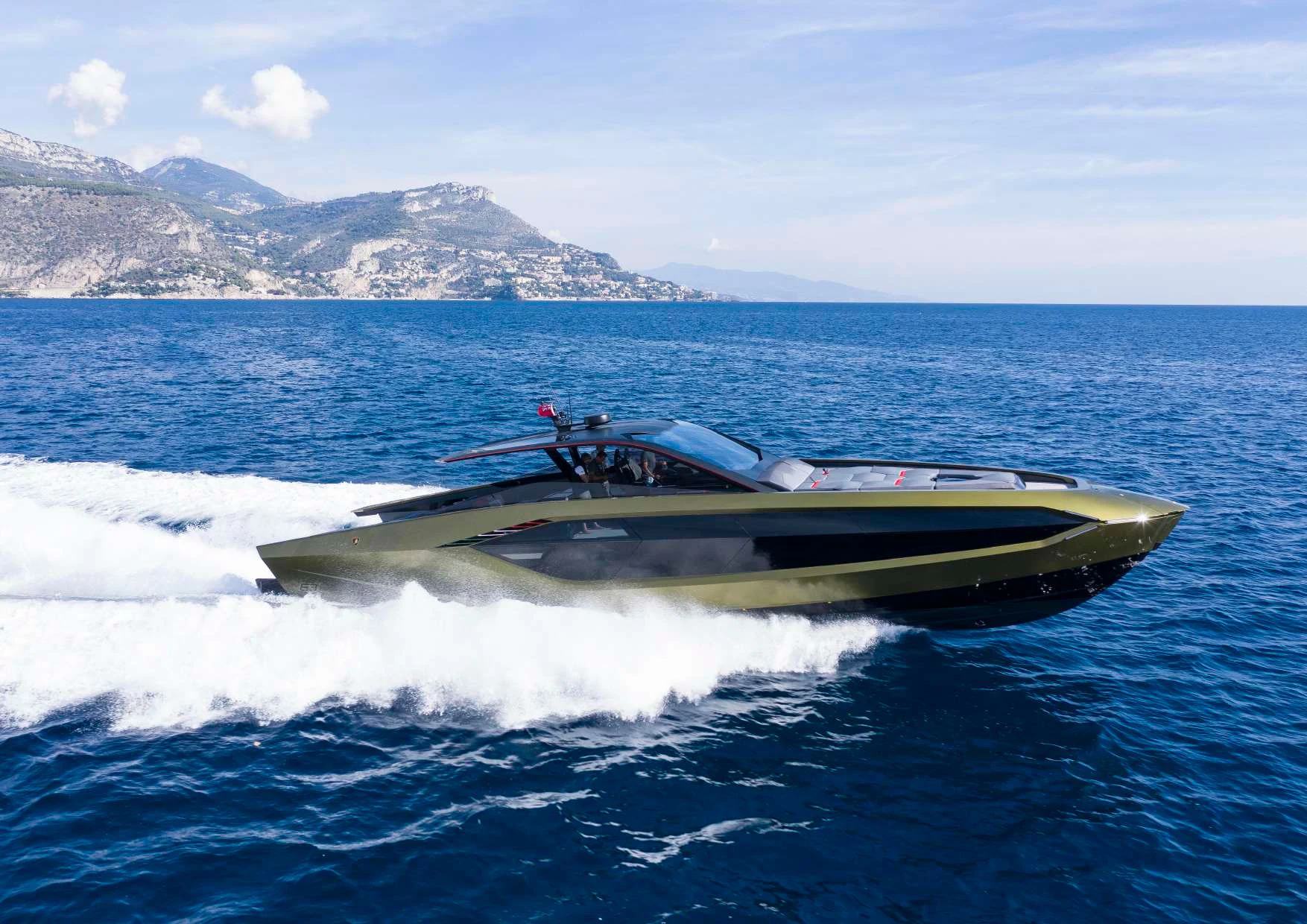 a boat on the water aboard FAST ONE Yacht for Charter