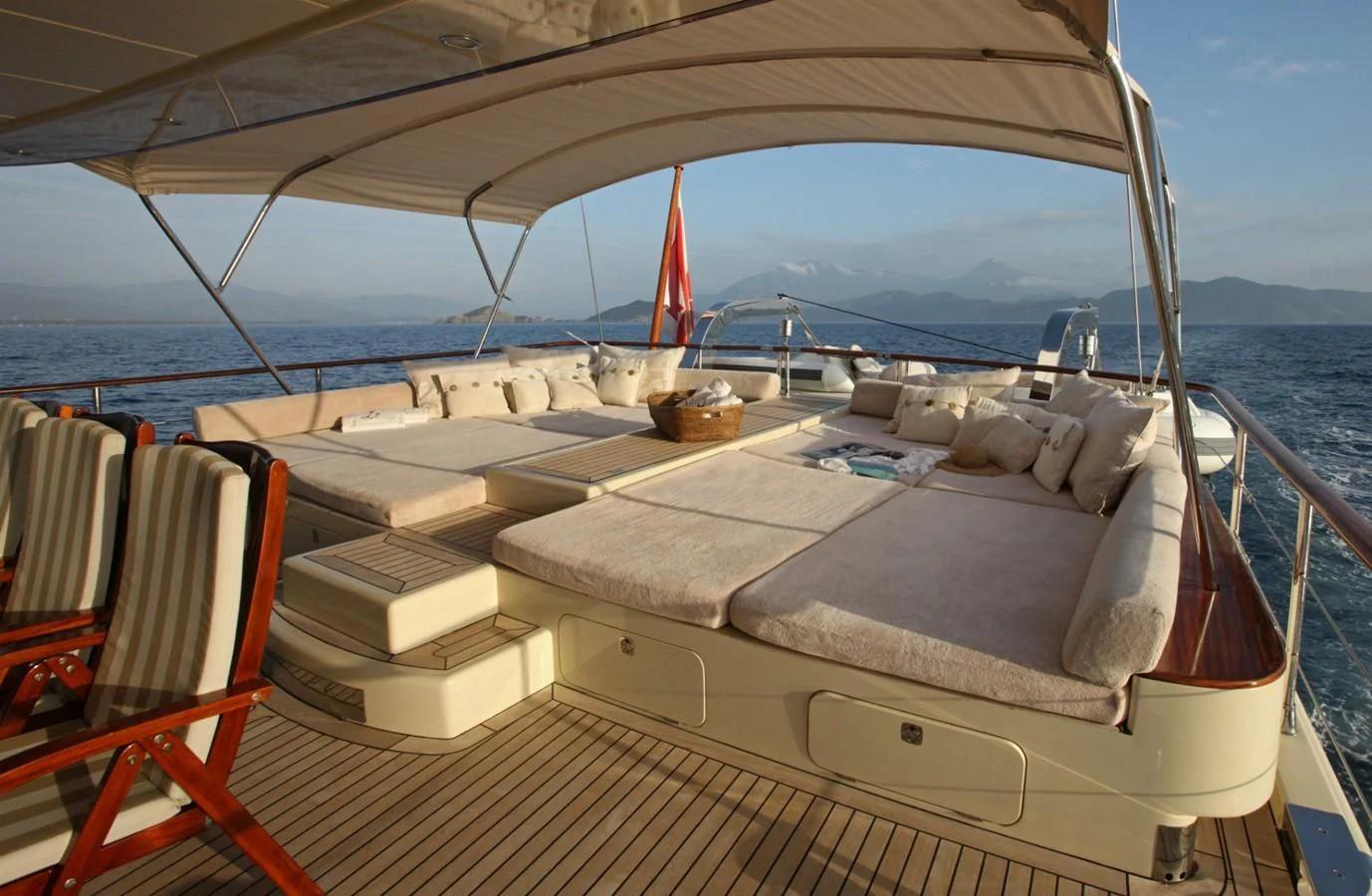 a boat on the water aboard DAIMA Yacht for Sale