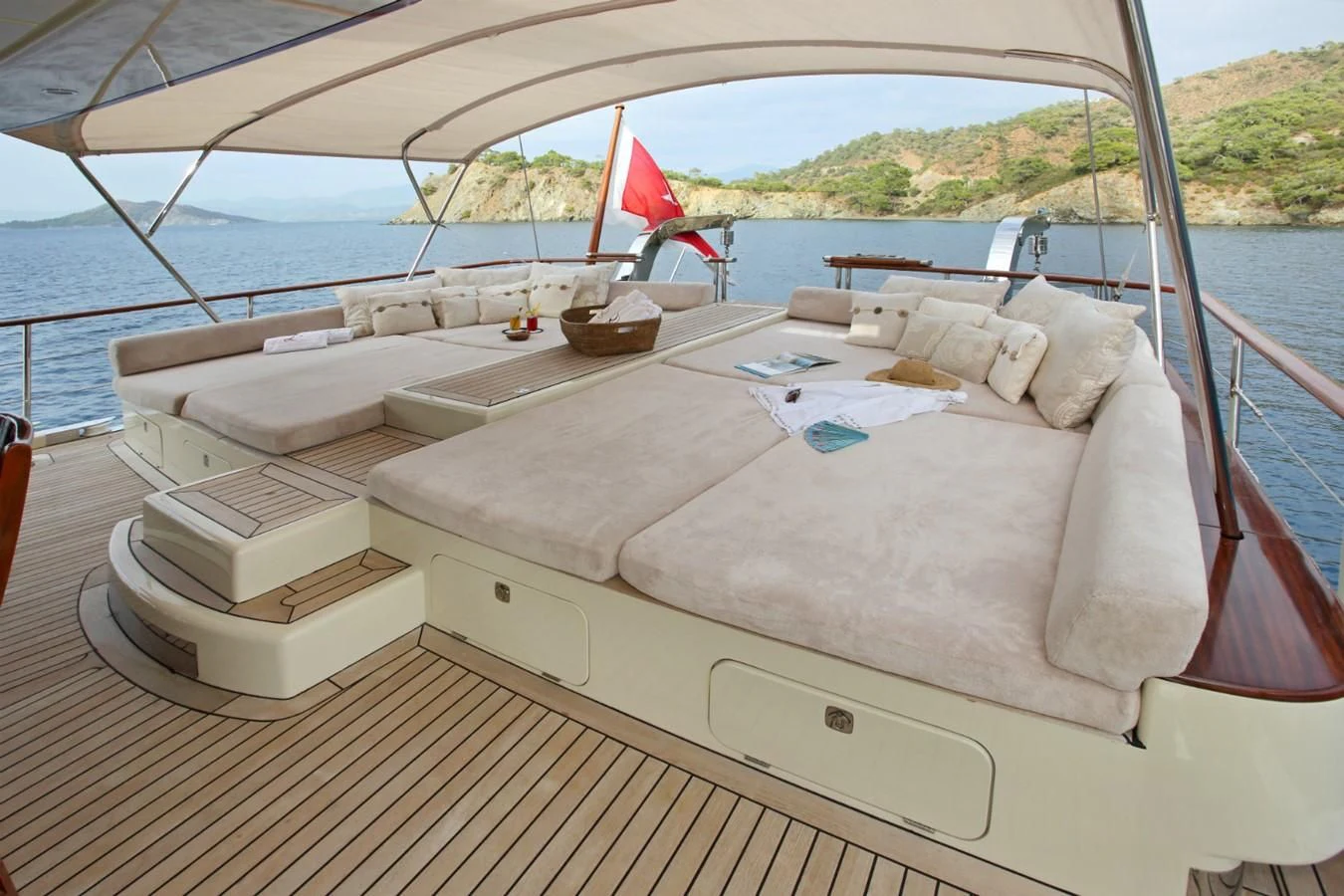 a boat on the water aboard DAIMA Yacht for Sale