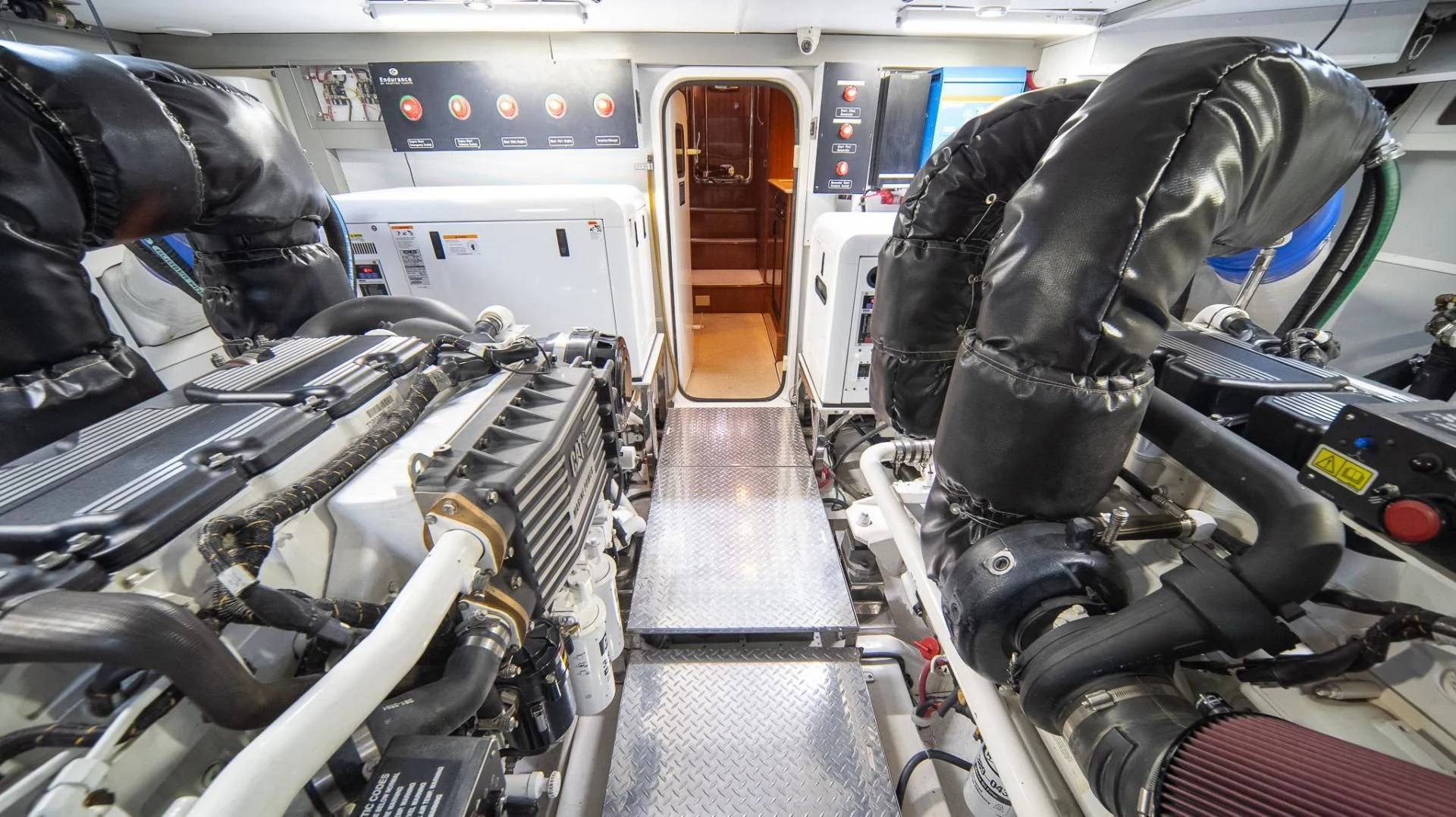 a machine with a large metal object aboard SEA CZAR Yacht for Sale