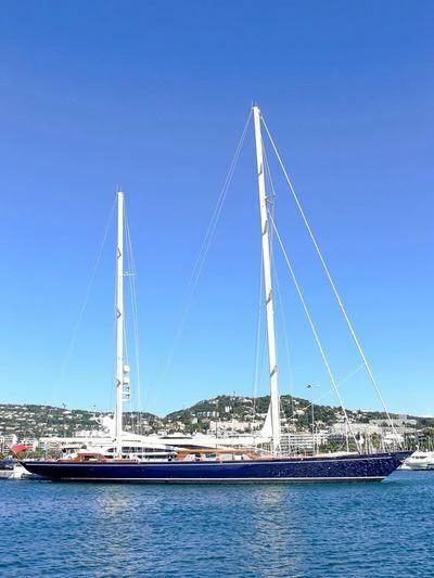 a sailboat on the water aboard THALIA Yacht for Sale
