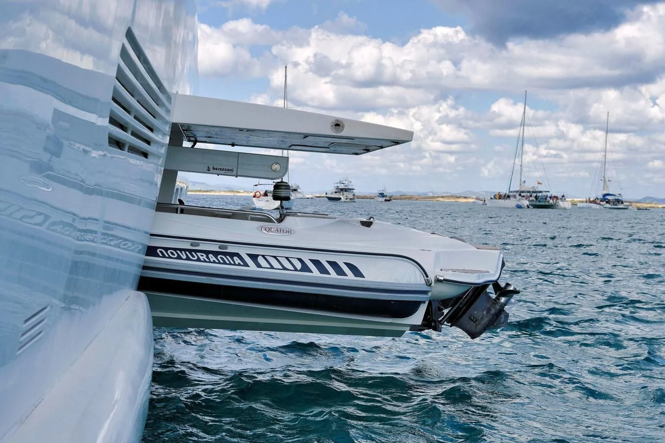 a boat on the water aboard WHISPERING ANGEL Yacht for Sale