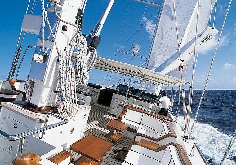 diagram, engineering drawing aboard ALMYRA II Yacht for Charter