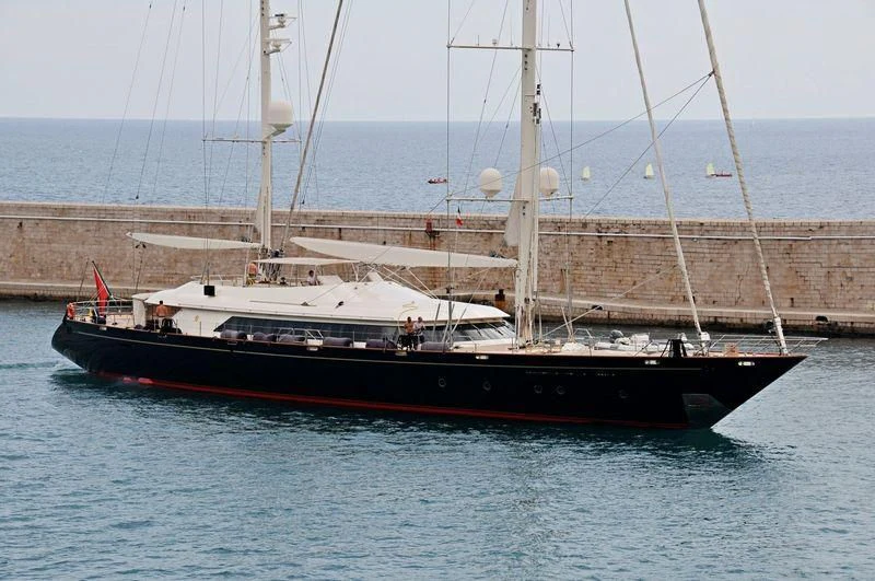a boat in the water aboard ALMYRA II Yacht for Charter