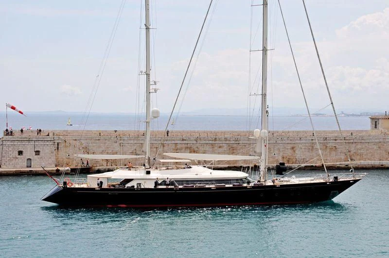 a boat in the water aboard ALMYRA II Yacht for Charter