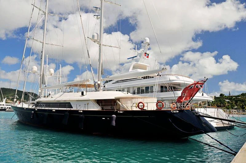 a boat in the water aboard ALMYRA II Yacht for Charter