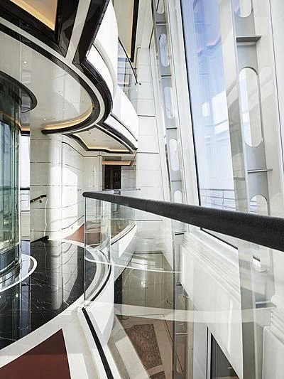a close-up of a building aboard EXCELLENCE Yacht for Sale