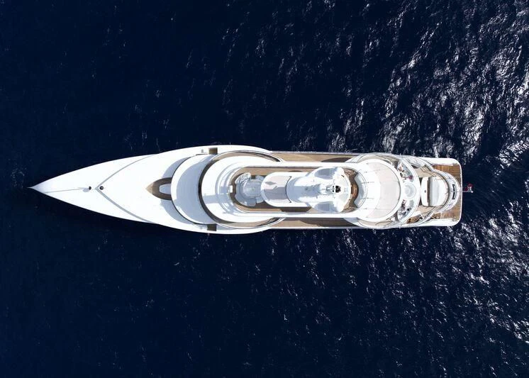 a gold ring with a number on it aboard EXCELLENCE Yacht for Sale