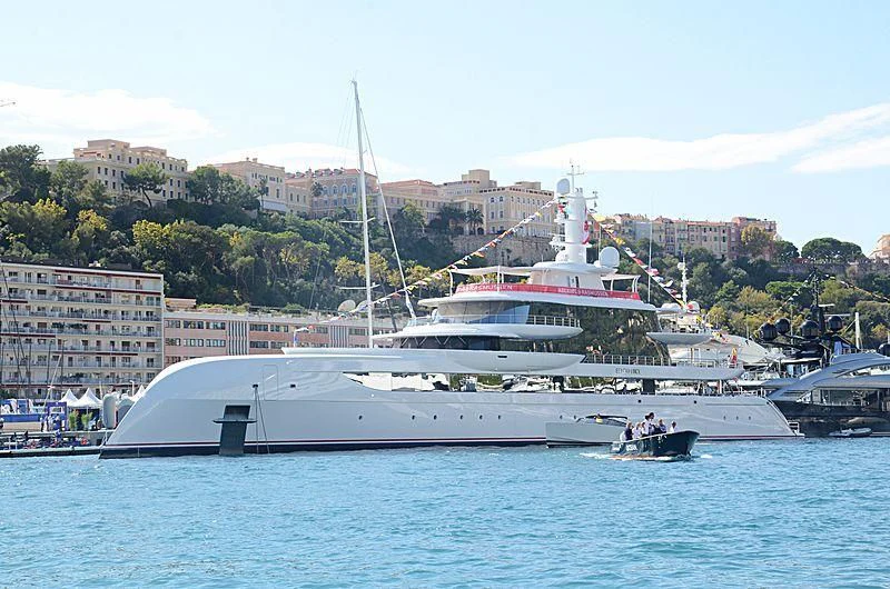 a boat on the water aboard EXCELLENCE Yacht for Sale