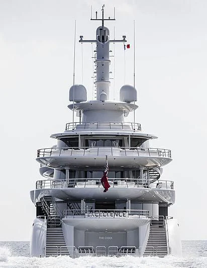 diagram, engineering drawing aboard EXCELLENCE Yacht for Sale