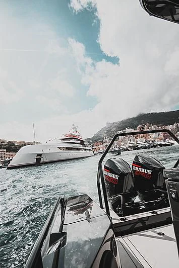 a boat on the water aboard EXCELLENCE Yacht for Sale