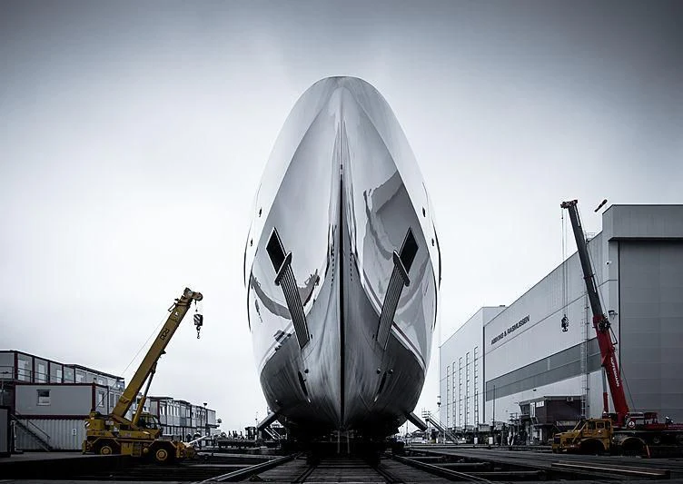 a large white balloon aboard EXCELLENCE Yacht for Sale