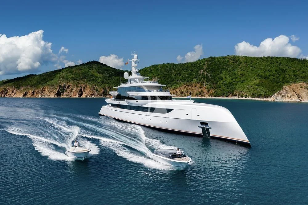 a boat on the water aboard EXCELLENCE Yacht for Sale