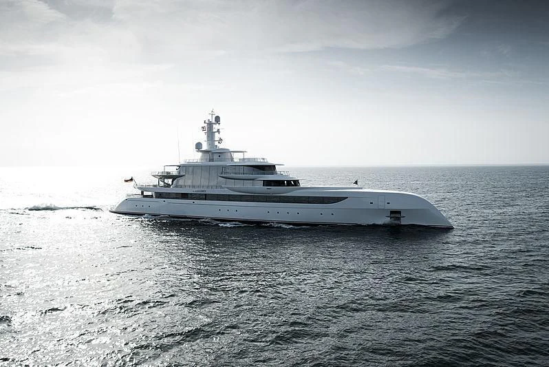 a white yacht in the water aboard EXCELLENCE Yacht for Sale