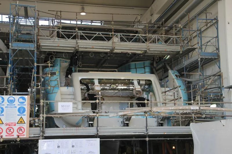 a factory with a machine aboard LADY KATHLEEN Yacht for Sale