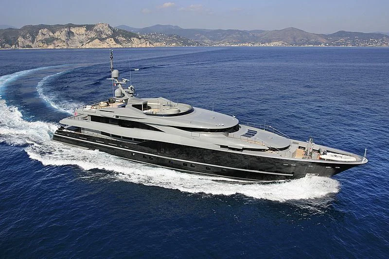a boat on the water aboard MAJESTY ELENOLIYA Yacht for Sale