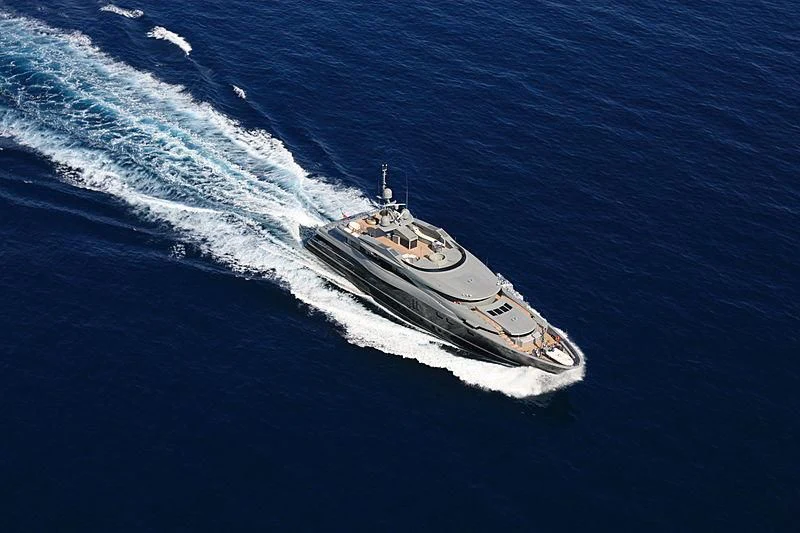 a boat on the water aboard MAJESTY ELENOLIYA Yacht for Sale