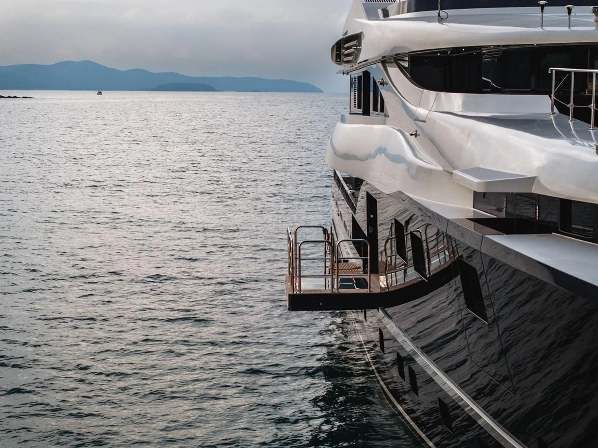 a boat on the water aboard MAJESTY ELENOLIYA Yacht for Sale