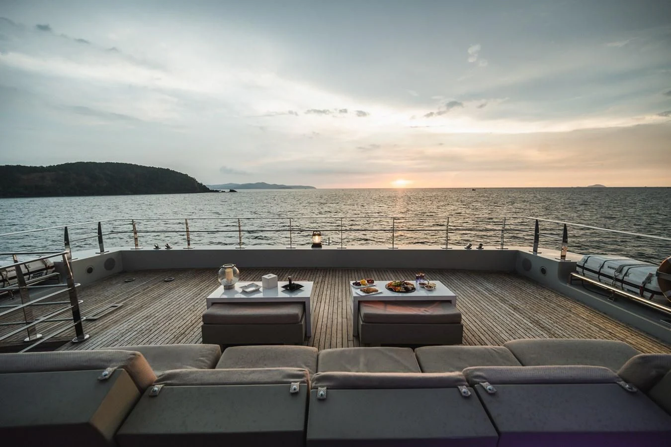 a boat on a dock aboard MAJESTY ELENOLIYA Yacht for Sale