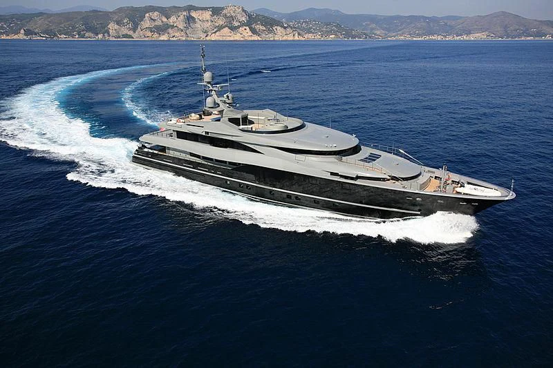 a ship on the water aboard MAJESTY ELENOLIYA Yacht for Sale