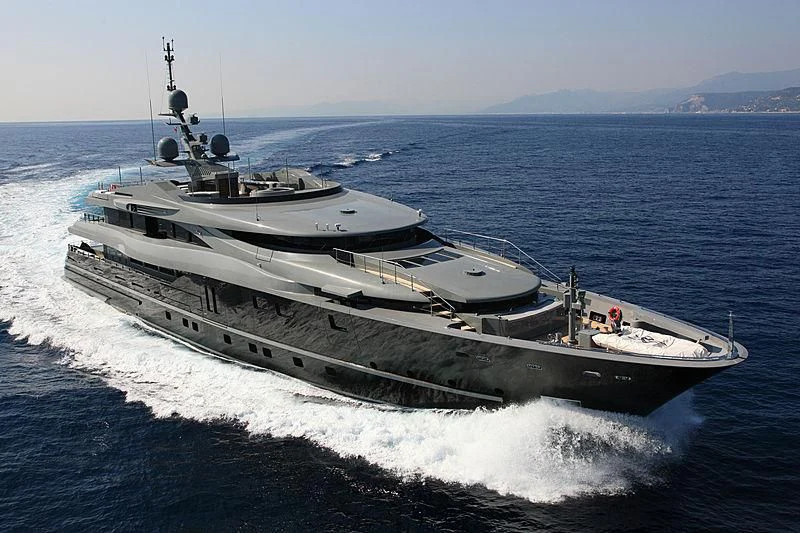 a ship on the water aboard MAJESTY ELENOLIYA Yacht for Sale