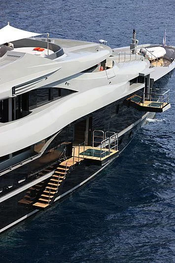 a large white boat in the water aboard MAJESTY ELENOLIYA Yacht for Sale
