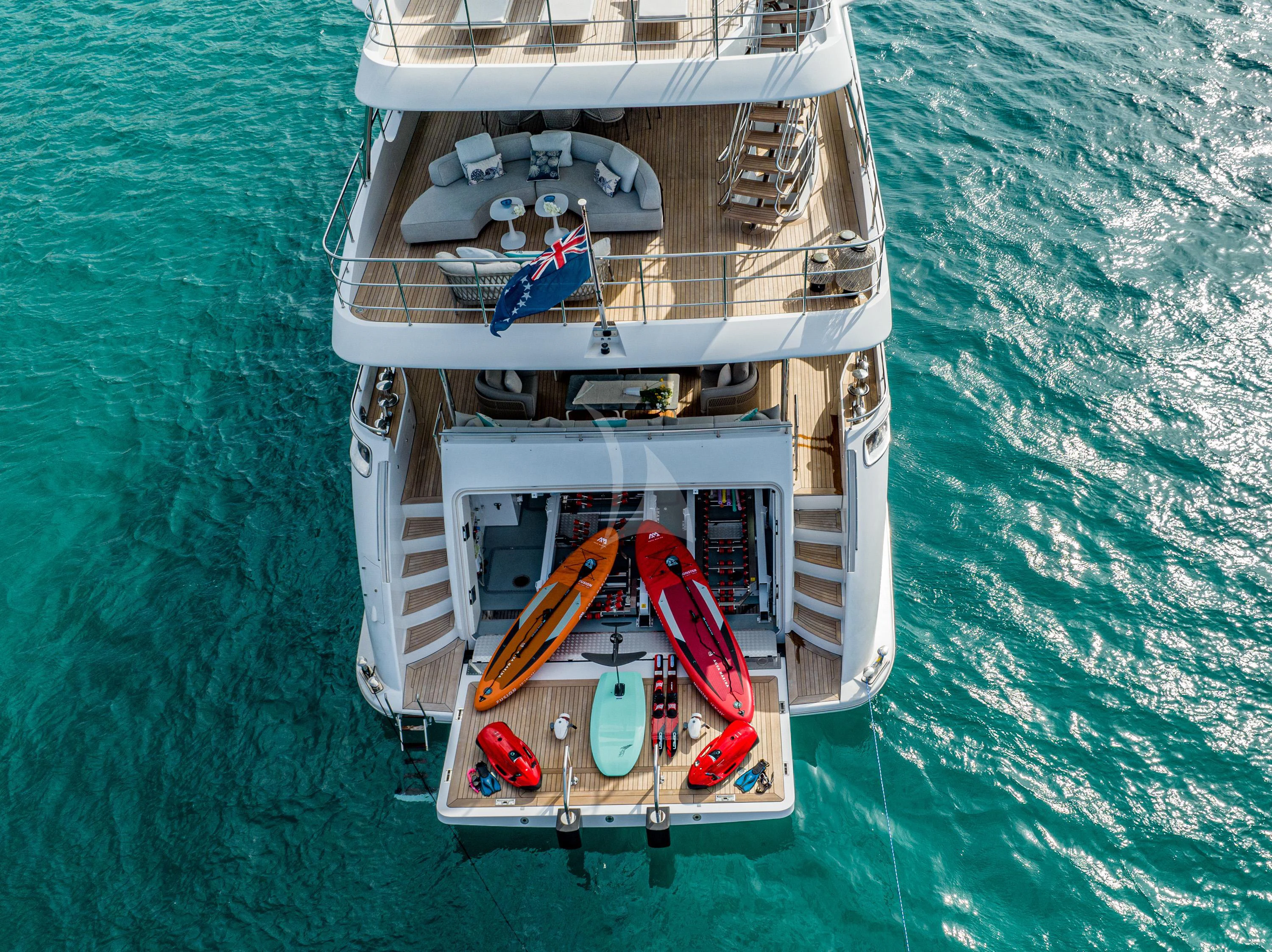 a boat in the water aboard ALEGRE Yacht for Sale