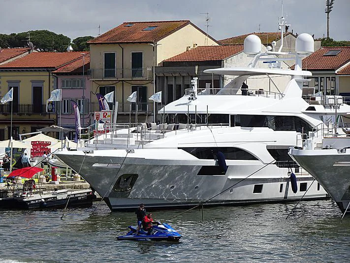 a boat on the water aboard ALEGRE Yacht for Sale