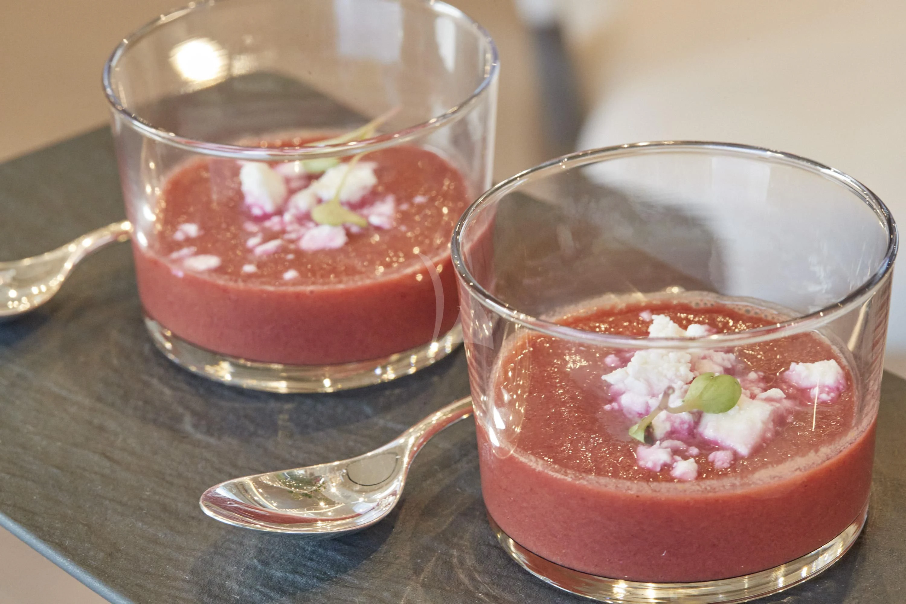 a couple of glasses of liquid aboard ALEGRE Yacht for Sale