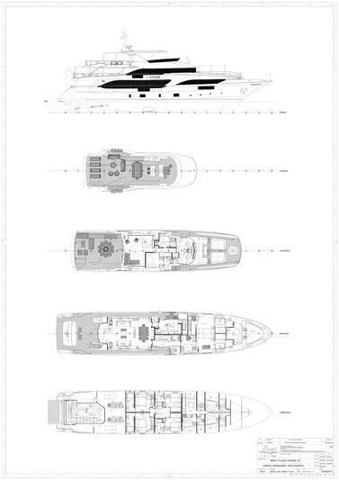 diagram aboard ALEGRE Yacht for Sale