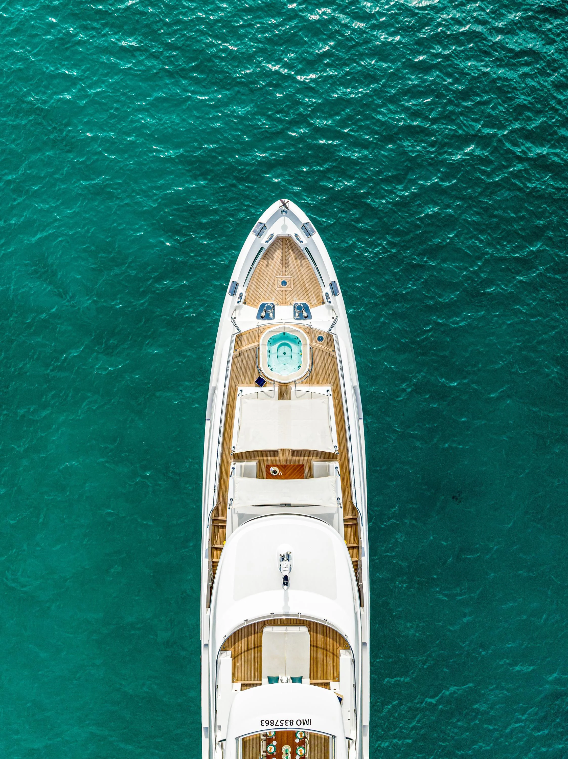 a space shuttle in space aboard ALEGRE Yacht for Sale