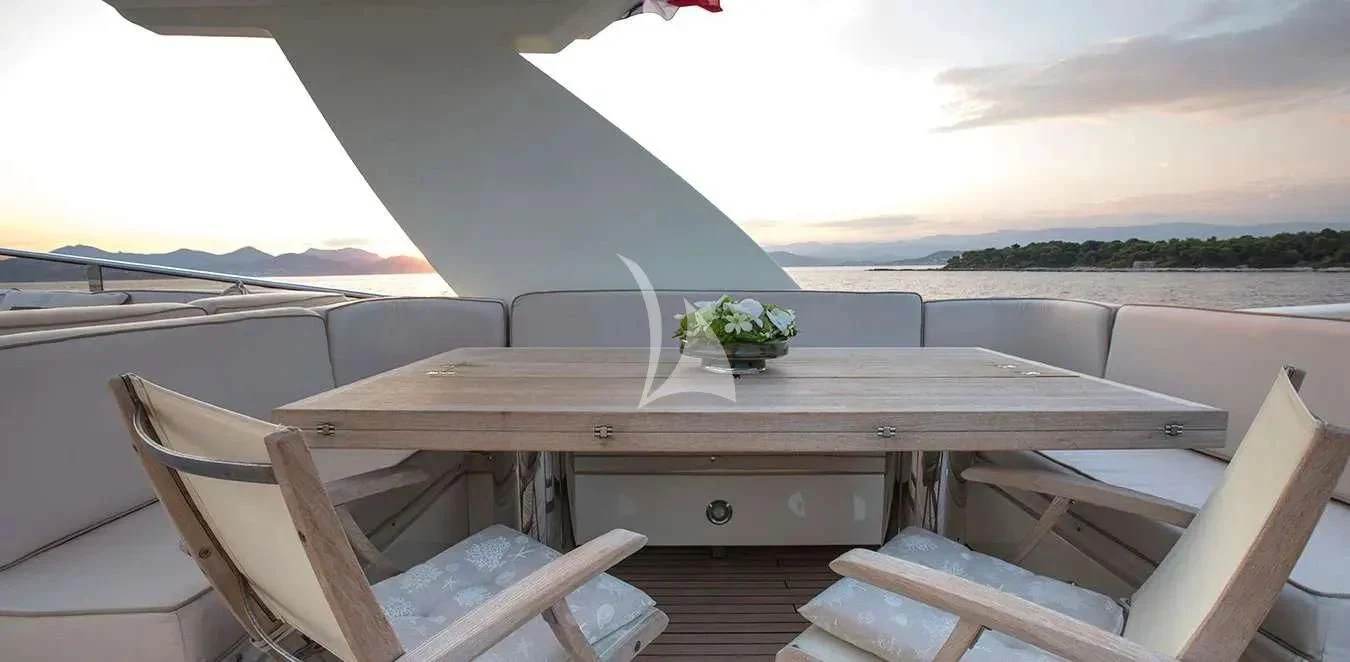 a boat on the water aboard CAPPUCCINO Yacht for Sale