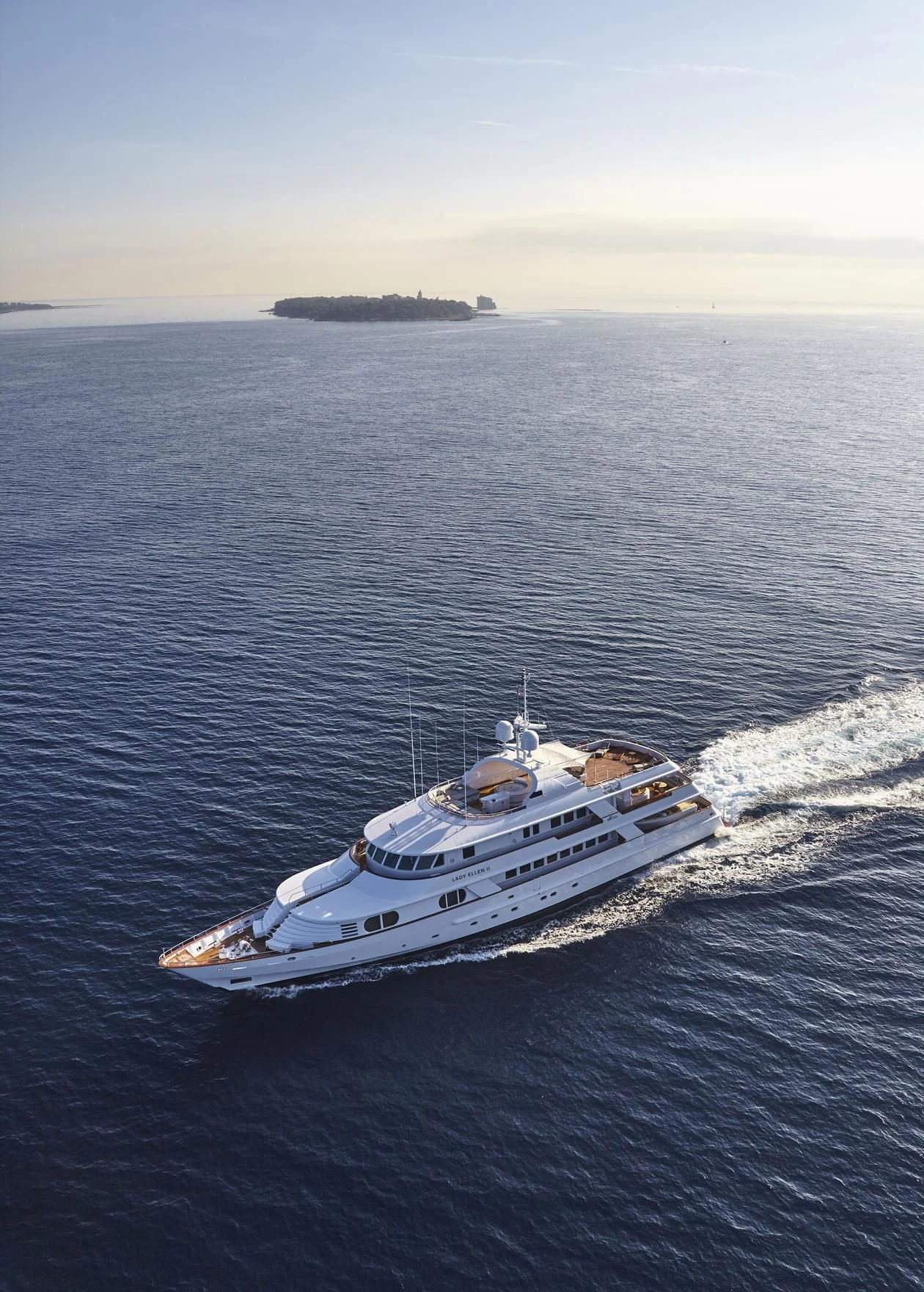 a boat on the water aboard AZUL V Yacht for Charter