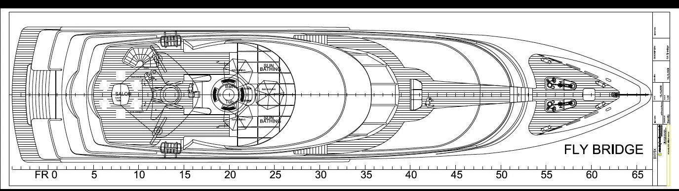 diagram aboard IRAVATI Yacht for Sale