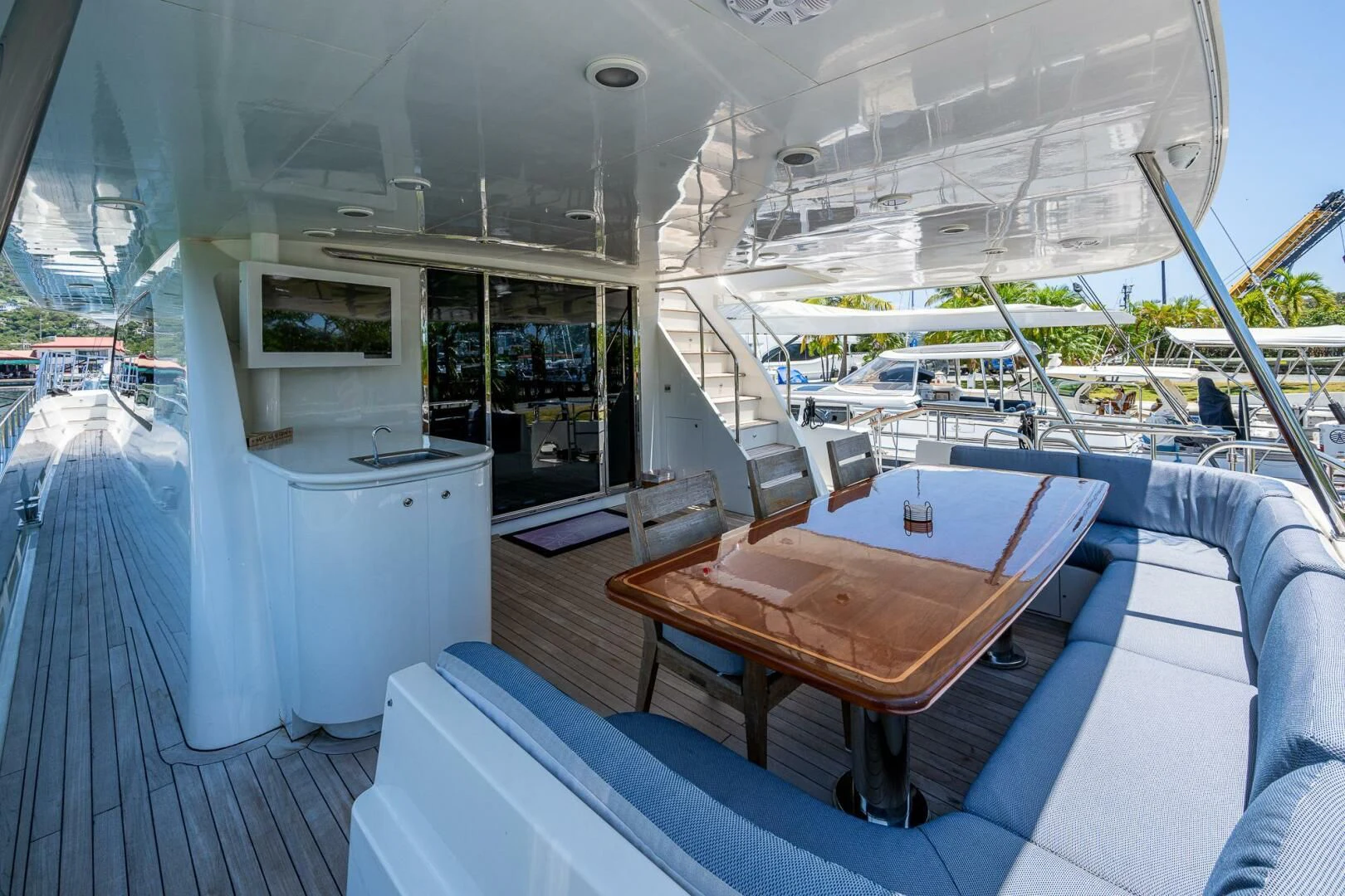a boat on the water aboard LADY LORRAINE Yacht for Sale