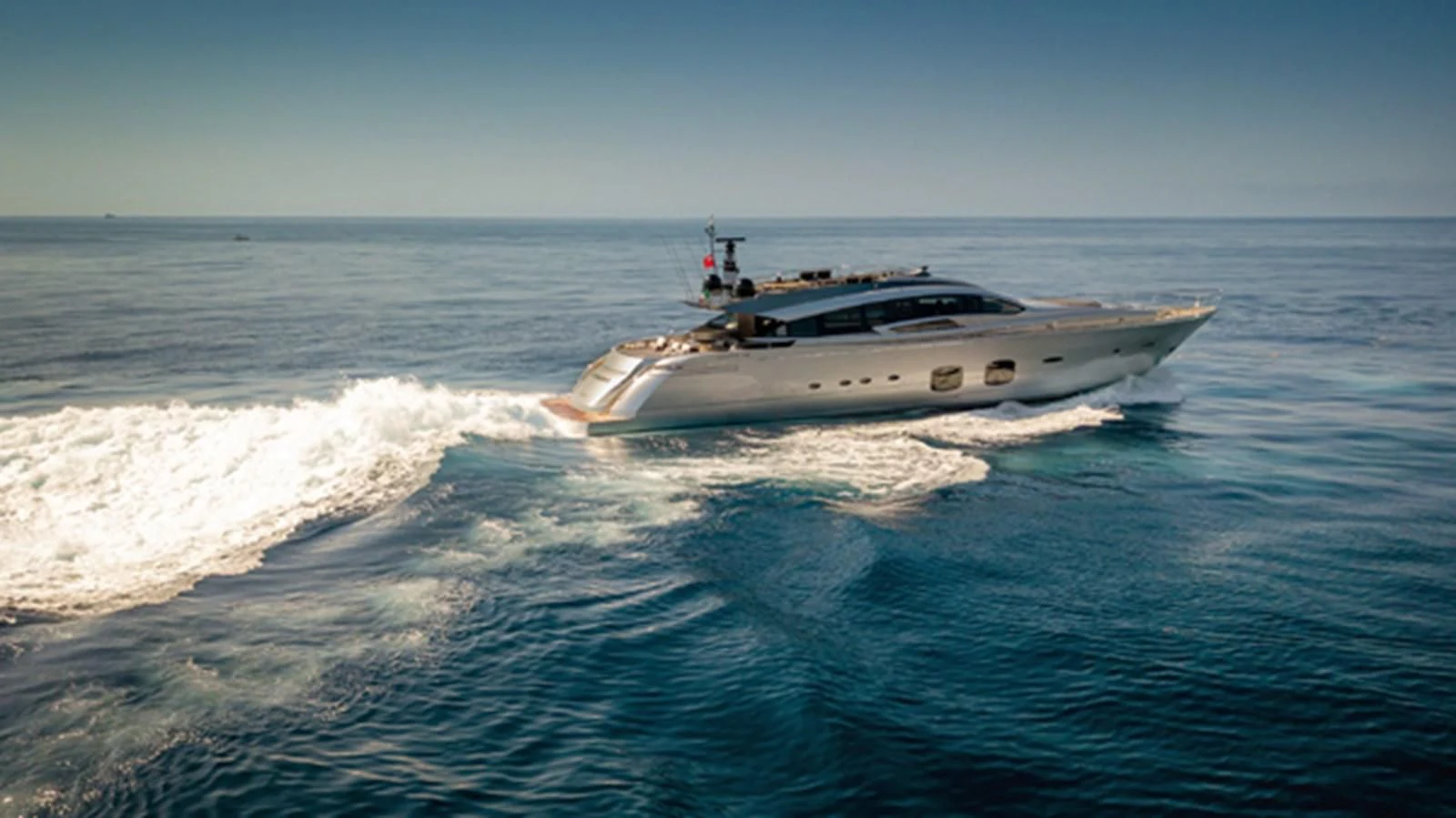 a boat on the water aboard X-TREM II Yacht for Sale