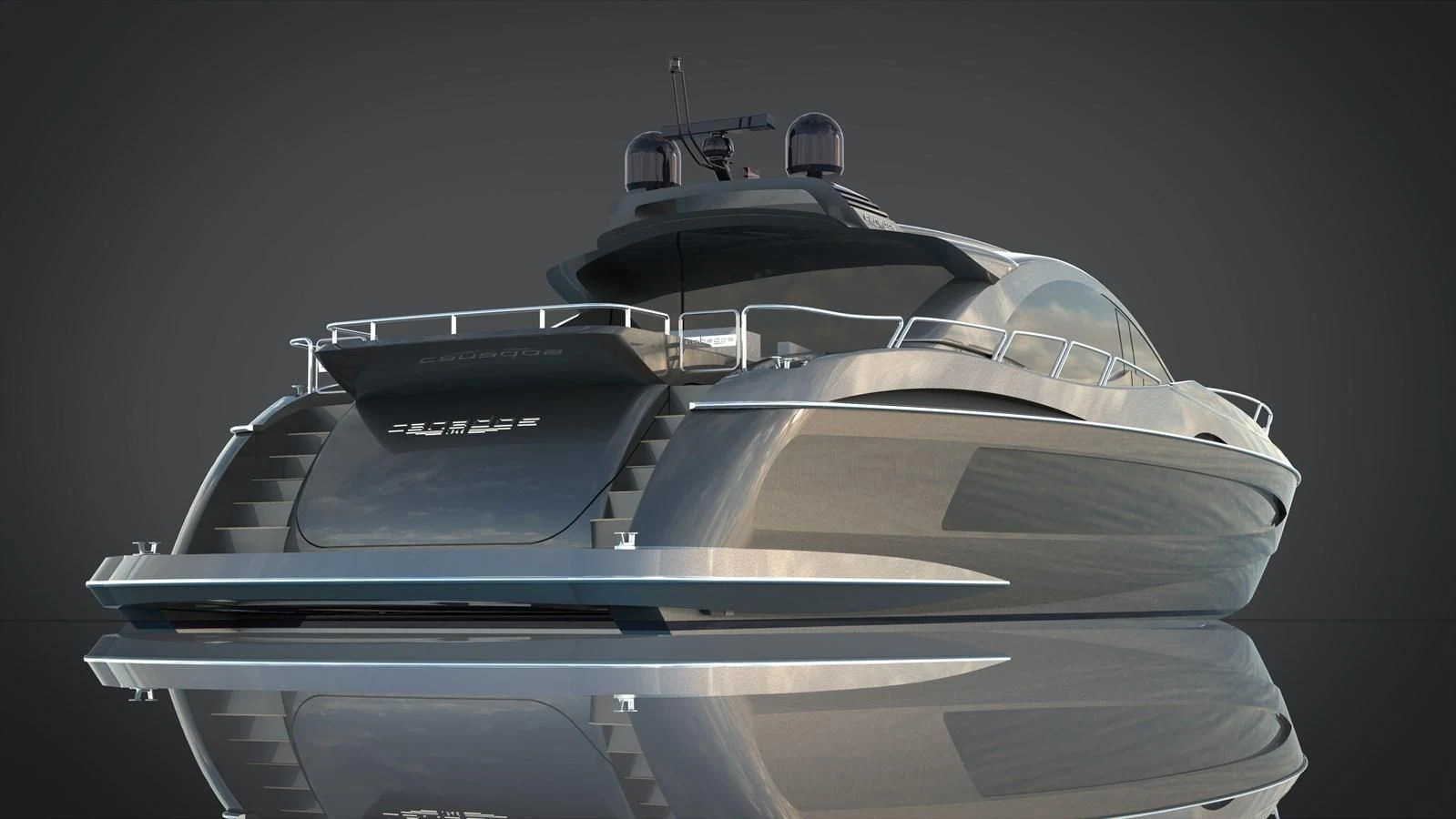 a white and black boat aboard 2024 GLADIATOR 901 SPEED Yacht for Sale