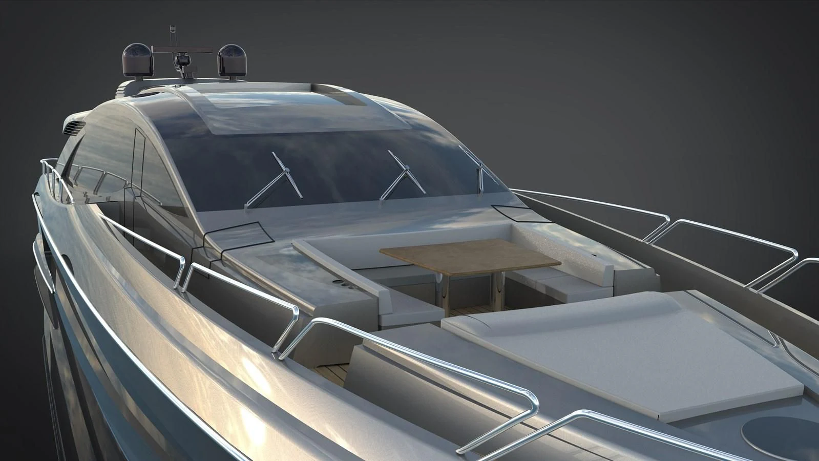 a close-up of a boat aboard 2024 GLADIATOR 901 SPEED Yacht for Sale